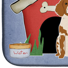 Load image into Gallery viewer, Dog House Collection Brittany Spaniel Dish Drying Mat – Absorbent, Artistic Kitchen Essentials BB2826DDM