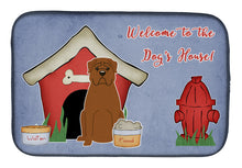 Load image into Gallery viewer, Dog House Collection Dogue de Bourdeaux Dish Drying Mat – Absorbent, Artistic Kitchen Essentials BB2827DDM