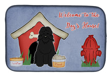 Load image into Gallery viewer, Dog House Collection Bouvier des Flandres Dish Drying Mat – Absorbent, Artistic Kitchen Essentials BB2828DDM