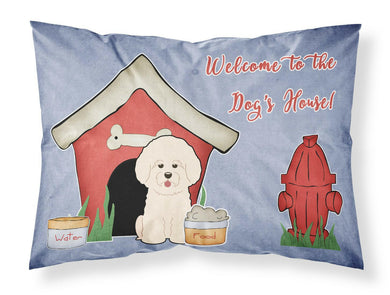 Dog House Collection Bichon Frise Fabric Standard Pillowcase – Artistic Decorative Front, White Back BB2829PILLOWCASE