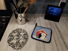 Load image into Gallery viewer, Dog House Collection Bichon Frise Pot Holders - Set of 2 - Heat-Resistant Kitchen Essentials