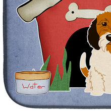 Load image into Gallery viewer, Dog House Collection Petit Basset Griffon Veenden Dish Drying Mat – Absorbent, Artistic Kitchen Essentials BB2833DDM