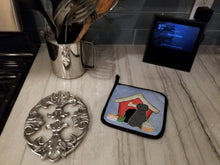 Load image into Gallery viewer, Dog House Collection Briard Black Pot Holders - Set of 2 - Heat-Resistant Kitchen Essentials