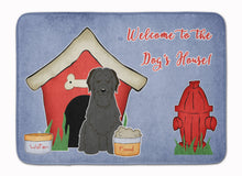 Load image into Gallery viewer, Dog House Collection Briard Black Machine Washable Memory Foam Mat BB2835RUG