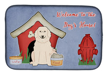 Load image into Gallery viewer, Dog House Collection Great Pyrenese Dish Drying Mat – Absorbent, Artistic Kitchen Essentials BB2837DDM