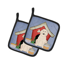 Load image into Gallery viewer, Dog House Collection Great Pyrenese Pot Holders - Set of 2 - Heat-Resistant Kitchen Essentials