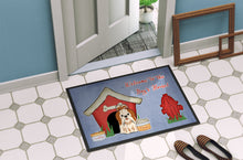 Load image into Gallery viewer, Dog House Collection Shih Tzu Red White Doormat - 24x36 Decorative Floor Mat – Indoor/Outdoor Rug with Artistic Flair BB2841JMAT