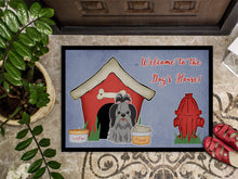 Load image into Gallery viewer, Dog House Collection Shih Tzu Black Silver Doormat - 24x36 Decorative Floor Mat – Indoor/Outdoor Rug with Artistic Flair BB2843JMAT