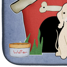 Load image into Gallery viewer, Dog House Collection Bedlington Terrier Sandy Dish Drying Mat – Absorbent, Artistic Kitchen Essentials BB2845DDM
