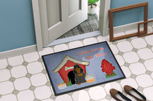 Load image into Gallery viewer, Dog House Collection Cocker Spaniel Black Tan Doormat - 24x36 Decorative Floor Mat – Indoor/Outdoor Rug with Artistic Flair BB2847JMAT