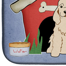 Load image into Gallery viewer, Dog House Collection Cocker Spaniel Buff Dish Drying Mat – Absorbent, Artistic Kitchen Essentials BB2848DDM