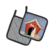 Load image into Gallery viewer, Dog House Collection Whippet Pot Holders - Set of 2 - Heat-Resistant Kitchen Essentials