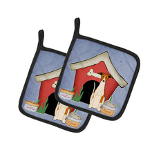 Load image into Gallery viewer, Dog House Collection Whippet Pot Holders - Set of 2 - Heat-Resistant Kitchen Essentials