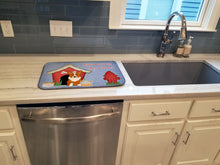 Load image into Gallery viewer, Dog House Collection Corgi Dish Drying Mat – Absorbent, Artistic Kitchen Essentials BB2854DDM