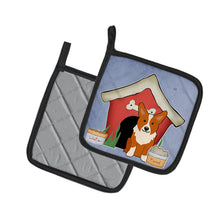 Load image into Gallery viewer, Dog House Collection Corgi Pot Holders - Set of 2 - Heat-Resistant Kitchen Essentials