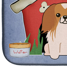 Load image into Gallery viewer, Dog House Collection Pekingnese Red White Dish Drying Mat – Absorbent, Artistic Kitchen Essentials BB2857DDM