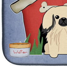 Load image into Gallery viewer, Dog House Collection Pekingnese Cream Dish Drying Mat – Absorbent, Artistic Kitchen Essentials BB2860DDM