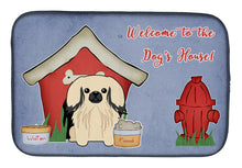 Load image into Gallery viewer, Dog House Collection Pekingnese Cream Dish Drying Mat – Absorbent, Artistic Kitchen Essentials BB2860DDM