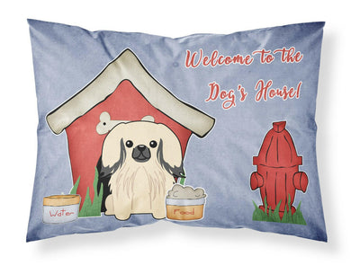 Dog House Collection Pekingnese Cream Fabric Standard Pillowcase – Artistic Decorative Front, White Back BB2860PILLOWCASE