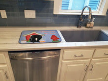 Load image into Gallery viewer, Dog House Collection Pekingnese Black Dish Drying Mat – Absorbent, Artistic Kitchen Essentials BB2861DDM