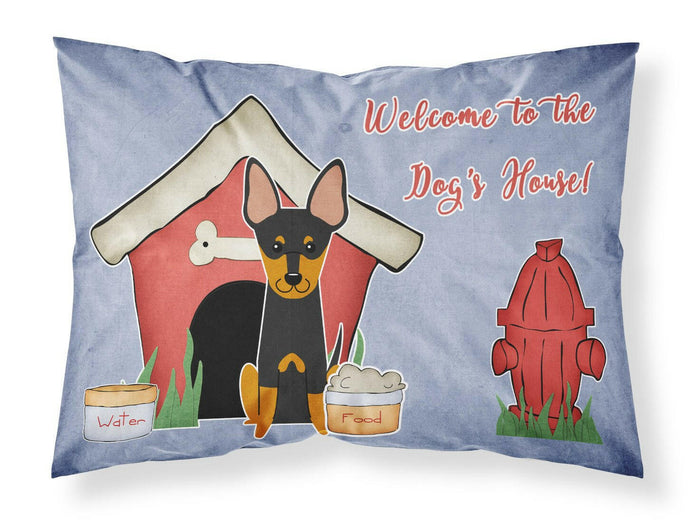 Dog House Collection English Toy Terrier Fabric Standard Pillowcase – Artistic Decorative Front, White Back BB2863PILLOWCASE