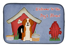 Load image into Gallery viewer, Dog House Collection English Foxhound Dish Drying Mat – Absorbent, Artistic Kitchen Essentials BB2864DDM