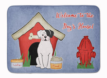 Load image into Gallery viewer, Dog House Collection White Boxer Cooper Machine Washable Memory Foam Mat BB2868RUG