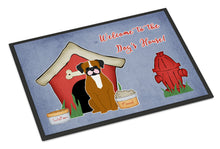 Load image into Gallery viewer, Dog House Collection Flashy Fawn Boxer Doormat - 24x36 Decorative Floor Mat – Indoor/Outdoor Rug with Artistic Flair BB2870JMAT
