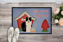 Load image into Gallery viewer, Dog House Collection Border Collie Black White Doormat - 24x36 Decorative Floor Mat – Indoor/Outdoor Rug with Artistic Flair BB2872JMAT