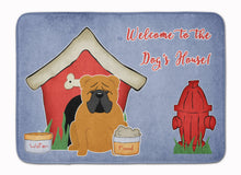 Load image into Gallery viewer, Dog House Collection English Bulldog Red Machine Washable Memory Foam Mat BB2876RUG