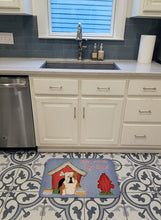 Load image into Gallery viewer, Dog House Collection English Bulldog Fawn White Machine Washable Memory Foam Mat BB2879RUG