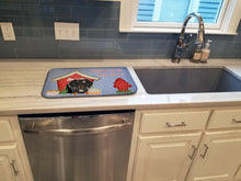 Load image into Gallery viewer, Dog House Collection Wire Haired Dachshund Dapple Dish Drying Mat – Absorbent, Artistic Kitchen Essentials BB2882DDM