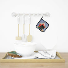 Load image into Gallery viewer, Dog House Collection Wire Haired Dachshund Dapple Pot Holders - Set of 2 - Heat-Resistant Kitchen Essentials