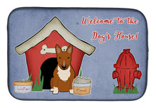 Load image into Gallery viewer, Dog House Collection Bull Terrier Red Dish Drying Mat – Absorbent, Artistic Kitchen Essentials BB2888DDM