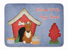 Load image into Gallery viewer, Dog House Collection Bull Terrier Red Machine Washable Memory Foam Mat BB2888RUG
