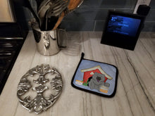 Load image into Gallery viewer, Dog House Collection Chow Chow Blue Pot Holders - Set of 2 - Heat-Resistant Kitchen Essentials BB2893PTHD