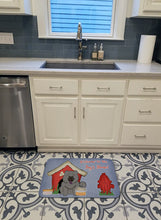 Load image into Gallery viewer, Dog House Collection Chow Chow Blue Machine Washable Memory Foam Mat BB2893RUG