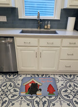 Load image into Gallery viewer, Dog House Collection Chow Chow Black Machine Washable Memory Foam Mat BB2897RUG