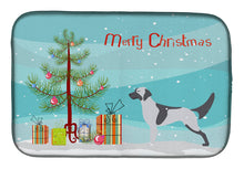 Load image into Gallery viewer, English Setter Merry Christmas Tree Dish Drying Mat – Absorbent, Artistic Kitchen Essentials BB2899DDM