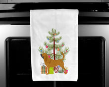 Load image into Gallery viewer, Bloodhound Merry Christmas Tree Kitchen Towels – Set of 2 - Decorative &amp; Absorbent Cotton | BB2902WTKT