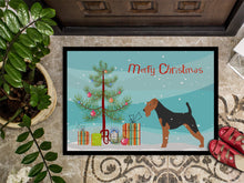 Load image into Gallery viewer, Welsh Terrier Merry Christmas Tree Doormat - 24x36 Decorative Floor Mat – Indoor/Outdoor Rug with Artistic Flair BB2903JMAT