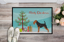 Load image into Gallery viewer, Welsh Terrier Merry Christmas Tree Doormat - 18x27 Decorative Floor Mat – Indoor/Outdoor Rug with Artistic Flair BB2903MAT