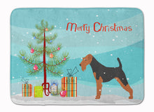 Load image into Gallery viewer, Welsh Terrier Merry Christmas Tree Machine Washable Memory Foam Mat BB2903RUG