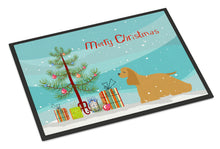 Load image into Gallery viewer, Cocker Spaniel Merry Christmas Tree Doormat - 18x27 Decorative Floor Mat – Indoor/Outdoor Rug with Artistic Flair BB2904MAT