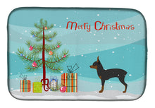 Load image into Gallery viewer, Toy Fox Terrier Merry Christmas Tree Dish Drying Mat – Absorbent, Artistic Kitchen Essentials BB2905DDM