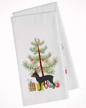 Load image into Gallery viewer, Toy Fox Terrier Merry Christmas Tree Kitchen Towels – Set of 2 - Decorative &amp; Absorbent Cotton | BB2905WTKT