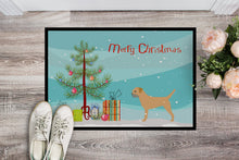 Load image into Gallery viewer, Border Terrier Merry Christmas Tree Doormat - 18x27 Decorative Floor Mat – Indoor/Outdoor Rug with Artistic Flair BB2907MAT