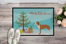 Load image into Gallery viewer, Spanish Hound Merry Christmas Tree Doormat - 18x27 Decorative Floor Mat – Indoor/Outdoor Rug with Artistic Flair BB2909MAT