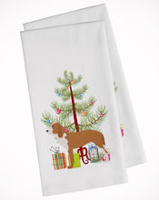 Load image into Gallery viewer, Spanish Hound Merry Christmas Tree Kitchen Towels – Set of 2 - Decorative &amp; Absorbent Cotton | BB2909WTKT
