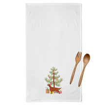 Load image into Gallery viewer, Irish Setter Merry Christmas Tree Kitchen Towels – Set of 2 - Decorative &amp; Absorbent Cotton | BB2911WTKT